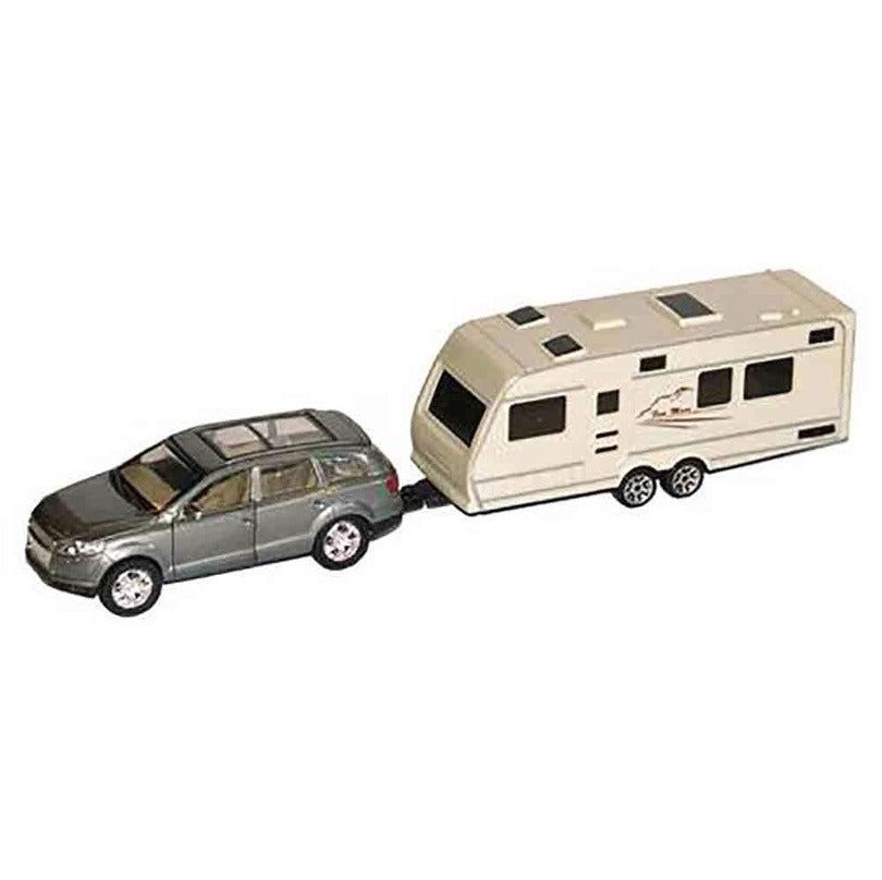 SUV And Trailer Die-Cast Collectible