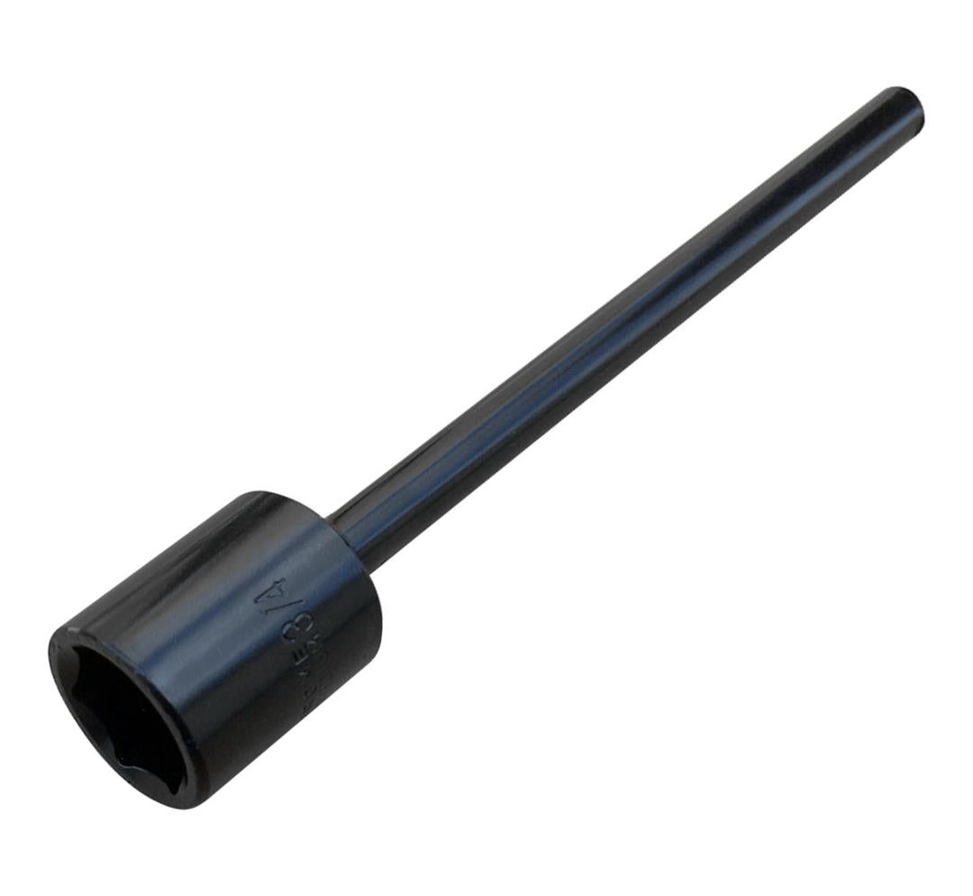 Black drill adapter with long shaft