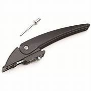 Back lift handle for roll-up awnings