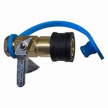 Brass propane quick disconnect