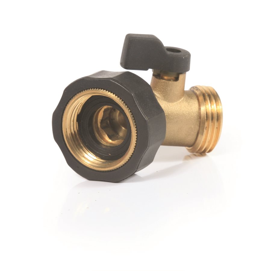 45 degree brass shut-off valve