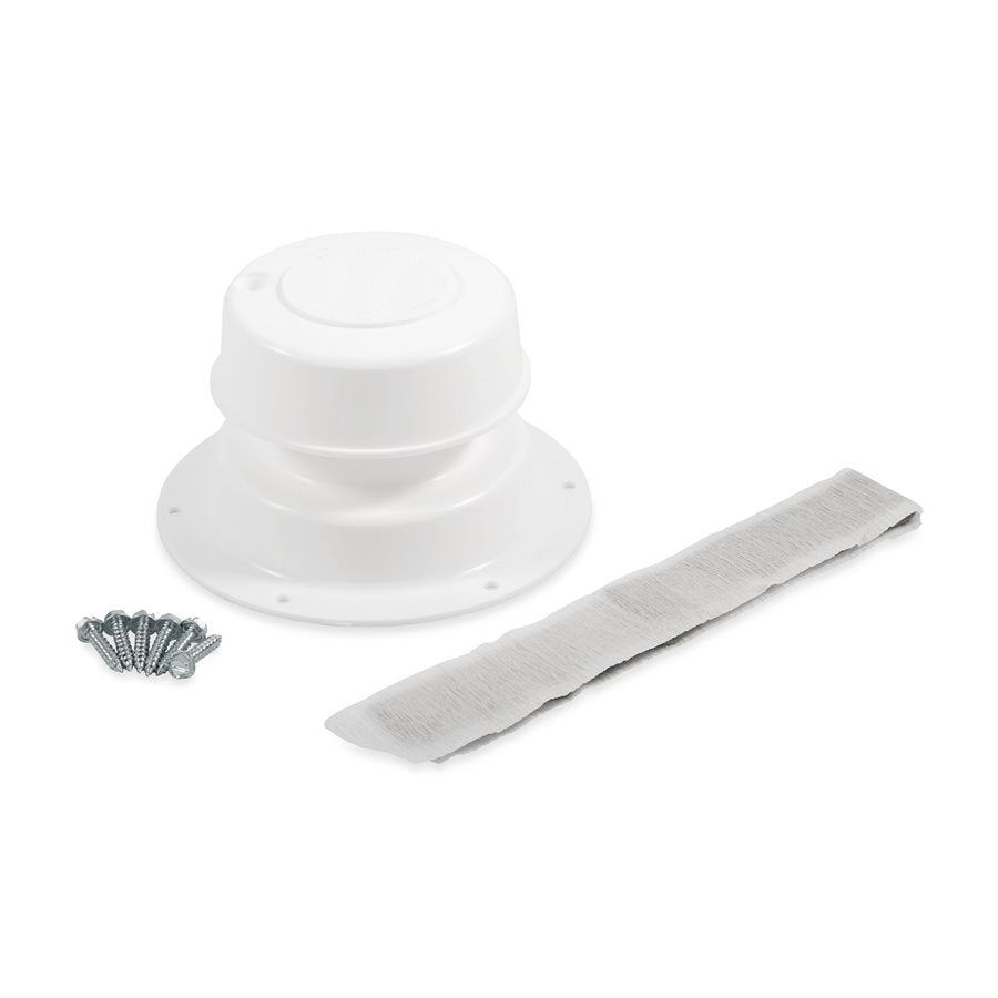 White plumbing vent kit with hardware