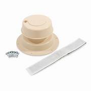 Beige plumbing vent kit with hardware