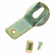 Metal spring bar lock.