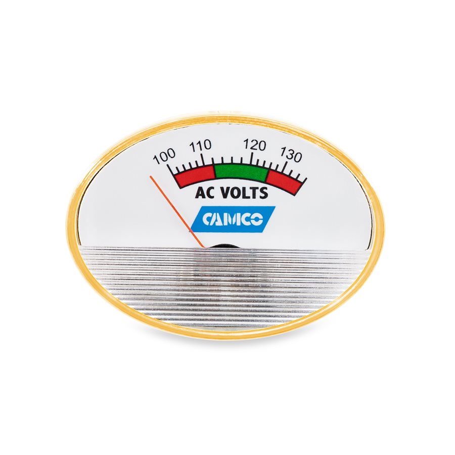 Oval AC volt meter