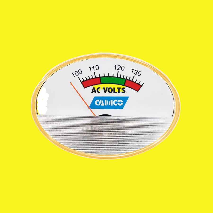 Oval AC volt meter