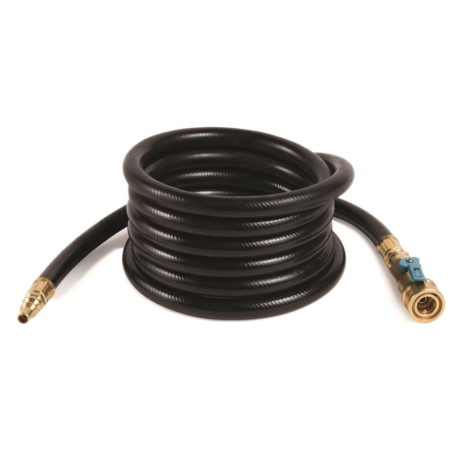Black propane hose with quick connect on one end
