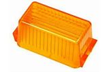 Amber clearance light lens for vehicle