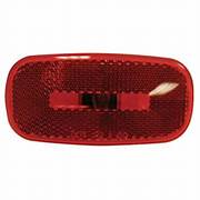 Red replacement lens for clearance/side marker light
