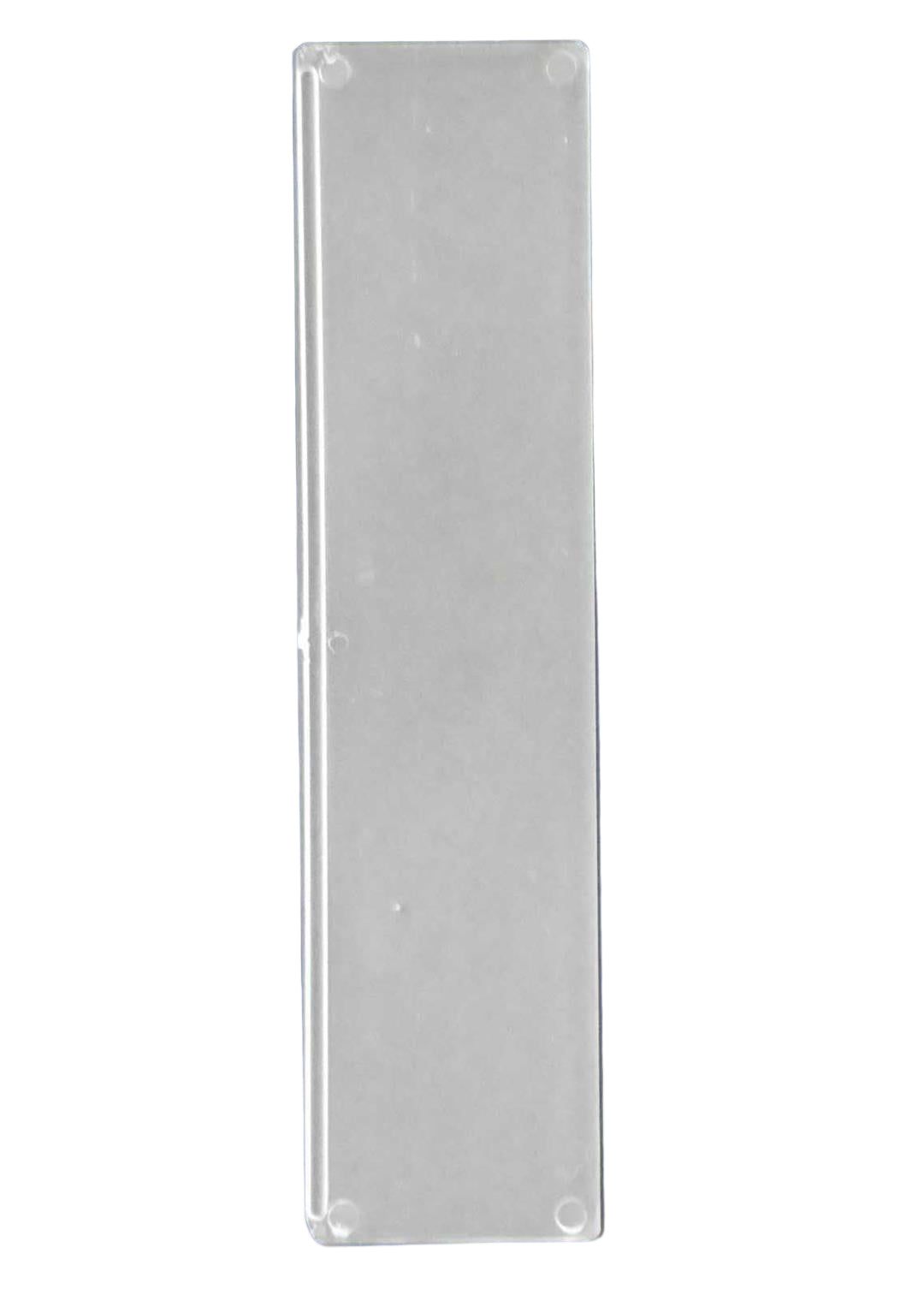 Clear rectangular tail light lens