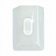 Clear plastic replacement lens for interior lighting fixtures.