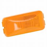 Rectangular amber clearance light
