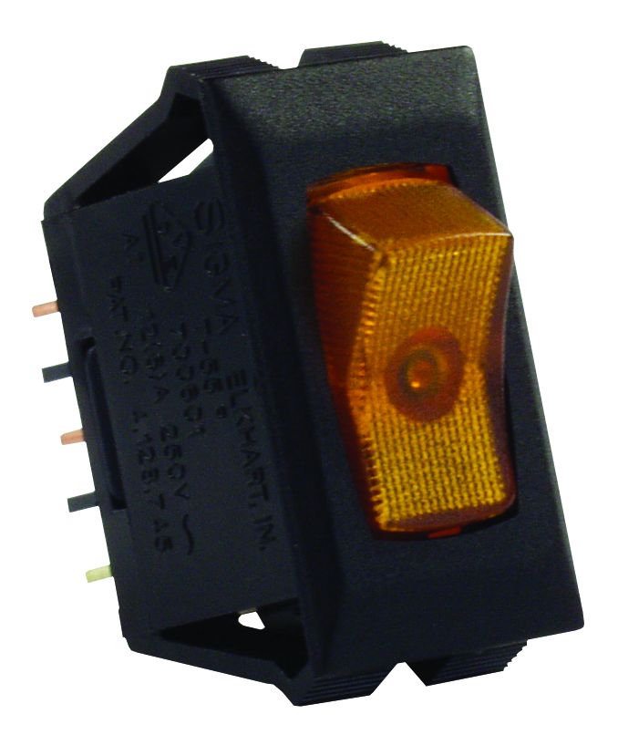 JR Products Multi Purpose Switch, Black/Amber