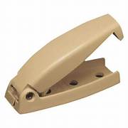 Beige compartment door catch