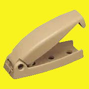 Beige compartment door catch