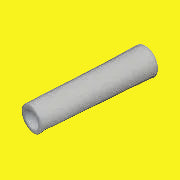 A white plastic door bumper designed for RV entry doors.
