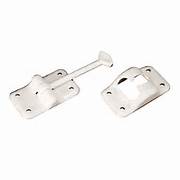 White entry door holder for RV