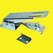 Silver metal camper lid latch