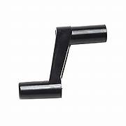 Black plastic window crank for RVs.