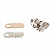 Silver metal thumb lock with hardware