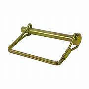 Gold metal lock pin for trailer hitch