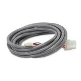 A single integrated wire harness for a refrigerator, featuring a white and gray color scheme with connectors at both ends.