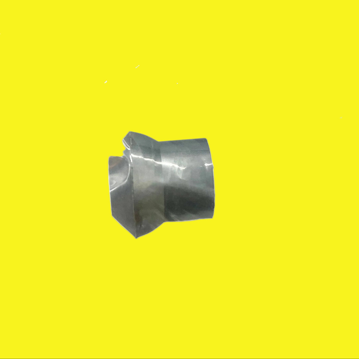A gray flare insert pipe connector.