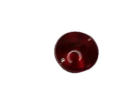 Round red tail light