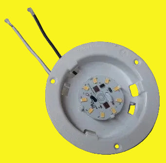 White LED recessed light with wire connectors