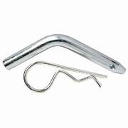 Silver receiver pin with clip