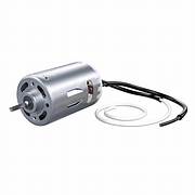 A silver roof vent motor with a black electrical cord.