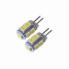 Two cool white LED light bulbs