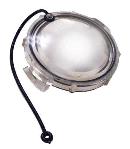 FulTyme RV Waste Valve Cap, Clear