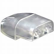 Clear plastic animal warning device