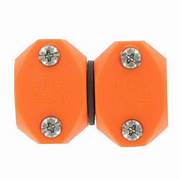 An orange water hose fixer