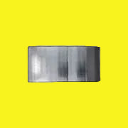 A manual RV rear and side window cover with a reflective surface and hook and loop mounting.