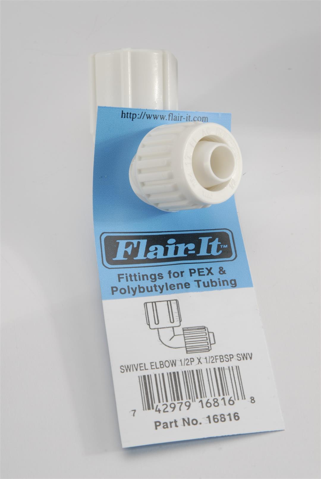 Flair-It Fresh Water Fitting, 1/2" x 1/2"