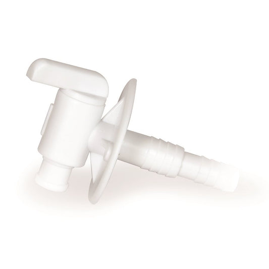 Camco Drain Valve, White