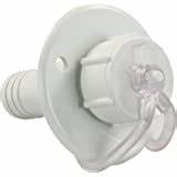 Camco Evacuation Flange, White