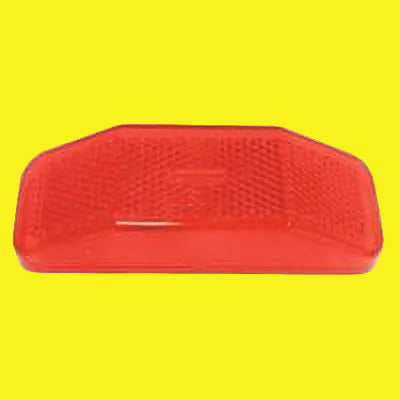 A red clearance light lens