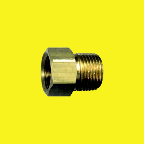 A brass propane fitting
