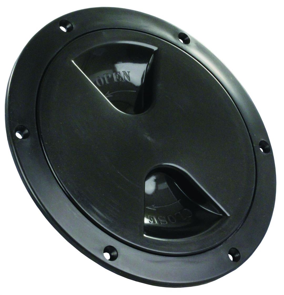 JR Products Access/Deck Plate, Black