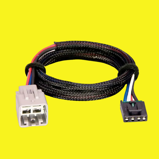 A black brake control harness with connectors at each end.