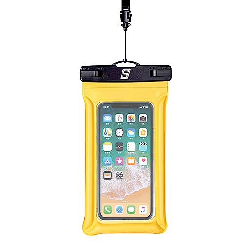 Seachoice Waterproof Floating Phone Holder, Yellow