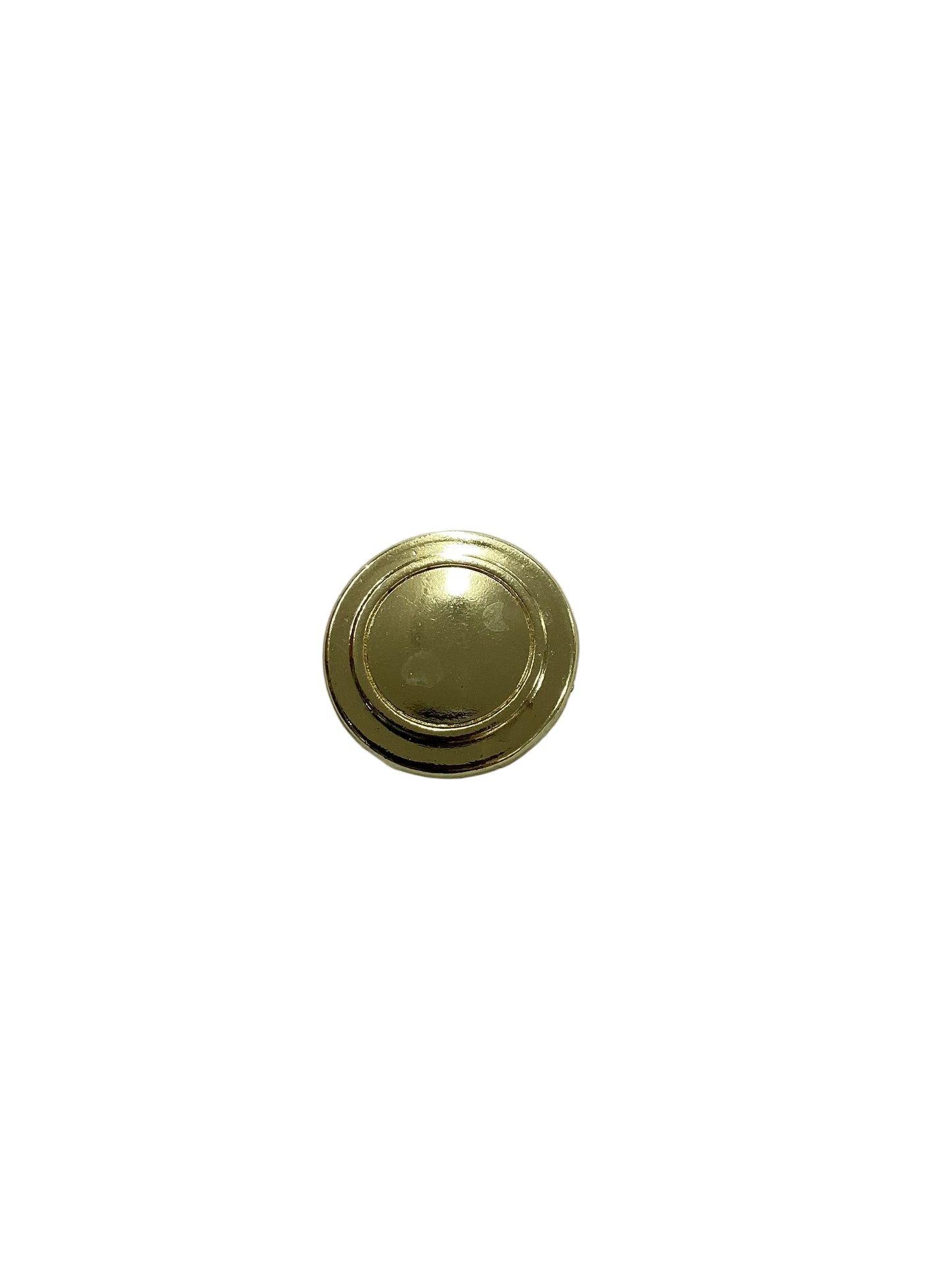 Round gold cabinet knob
