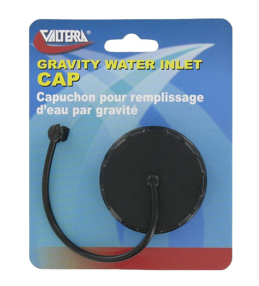 Valterra Fresh Water Inlet Cap, Black