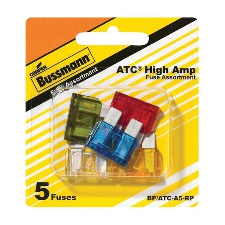 Bussmann ATC Fuse Assortment, 5 pack