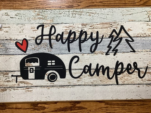 "Happy Camper" Rug